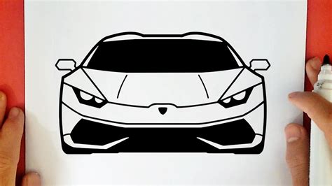 Como Dibujar Un Lamborghini Huracan Youtube