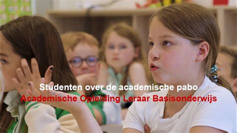 Academische Opleiding Leraar Basisonderwijs Groningen Youtube