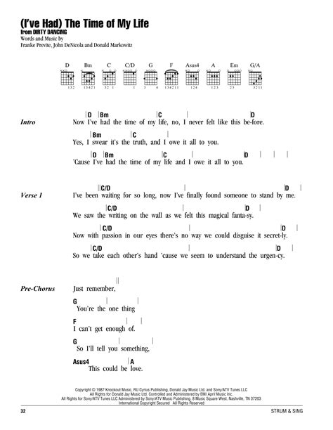 Jennifer warnes & bill medley. (I've Had) The Time Of My Life Sheet Music | Bill Medley ...