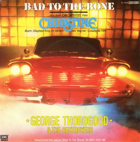 George Thorogood And The Destroyers Bad To The Bone 1982 Vinyl Discogs