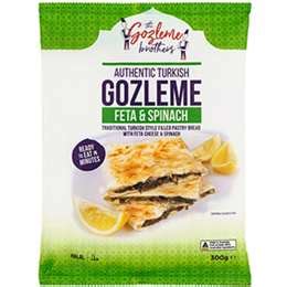 The Gozleme Brothers Feta Spinach Gozleme G Woolworths