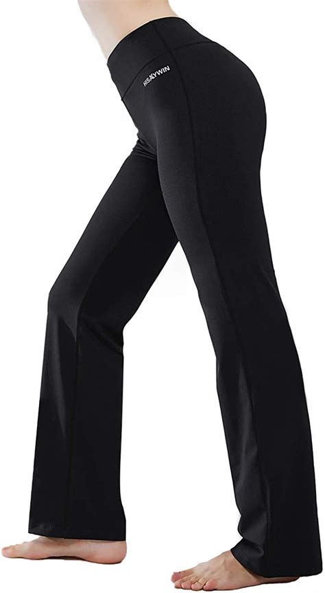 Hiskywin Bootcut Yoga Pants With Pockets For Women High Waist Workout