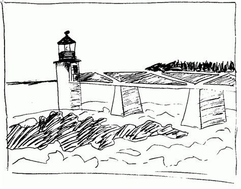 Choose your favorite coloring page and color it in bright colors. Realistic Lighthouse Coloring Pages - Coloring Home