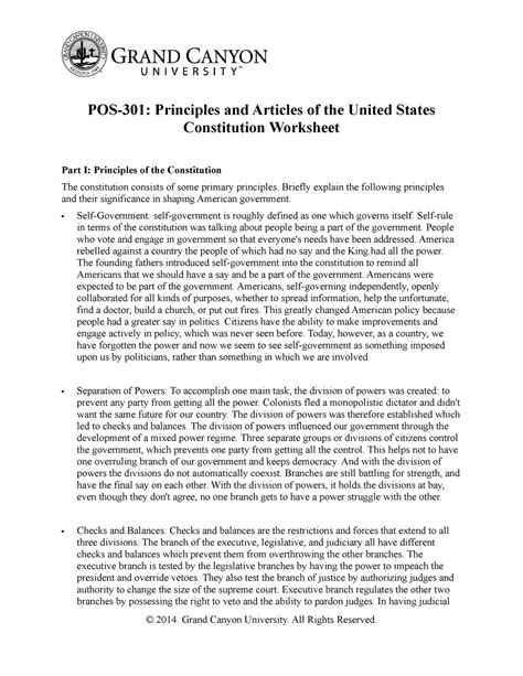 40 The United States Constitution Worksheet Worksheet Information