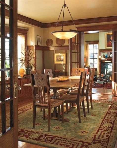 Revival Interiors Craftsman Dining Room Craftsman Decor Craftsman