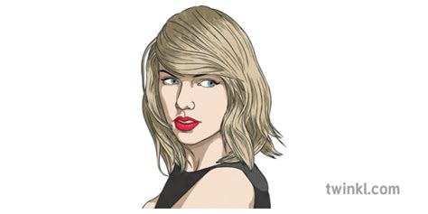 Taylor Swift Illustration Twinkl