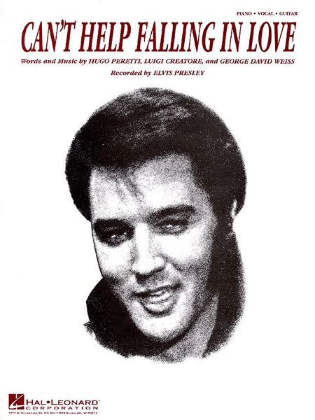 The lennon sisters — can't help falling in love (1972). Can't Help Falling In Love Sheet Music By Elvis Presley ...