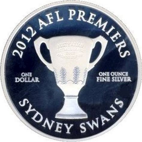 Australian 1 Dollar Afl Premiers Cup 2013 Coin Value Km 2151