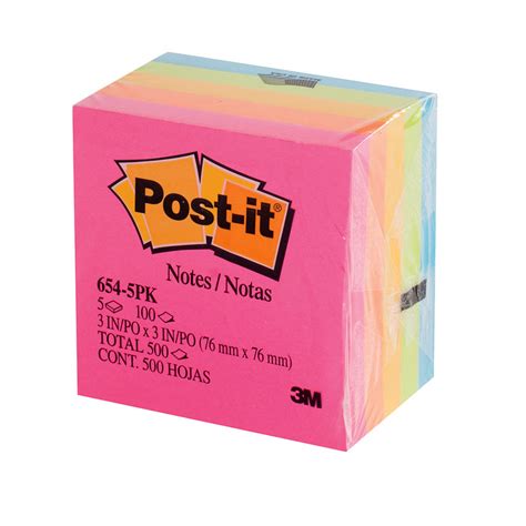 3M Post-it Notes - Cape Town - 5 pack - 3x3 inches | London Drugs