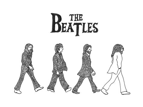 Beatles Abbey Road Outline