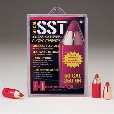 Hornady Sst 50 Cal 250 Gr Low Drag Heights Outdoors