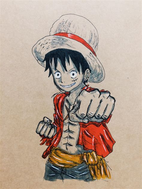 I Tried To Draw Luffy Tell Me What You Guys Think Ronepiece