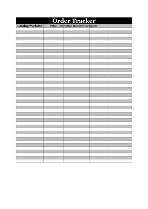 Top Order Tracking Spreadsheet Templates Free To Download In Pdf Format