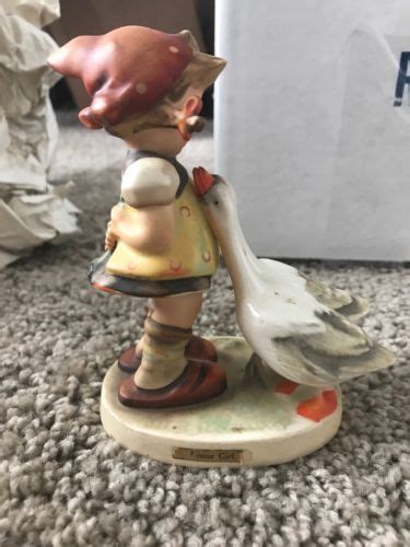 Goebel Hummel Figurine Goose Girl 470 • Tmk 3 Antique Price