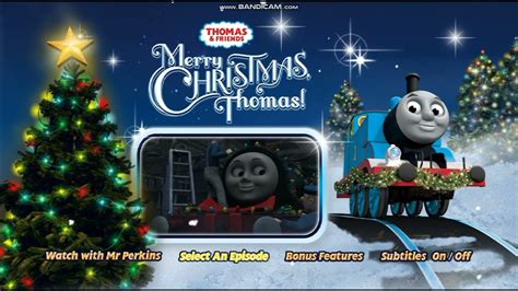 Thomas And Friends Uk Dvd Menu Walkthrough Merry Christmas Thomas Youtube