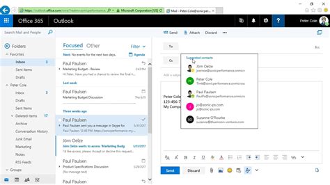 Office 365 Mail First Steps Youtube