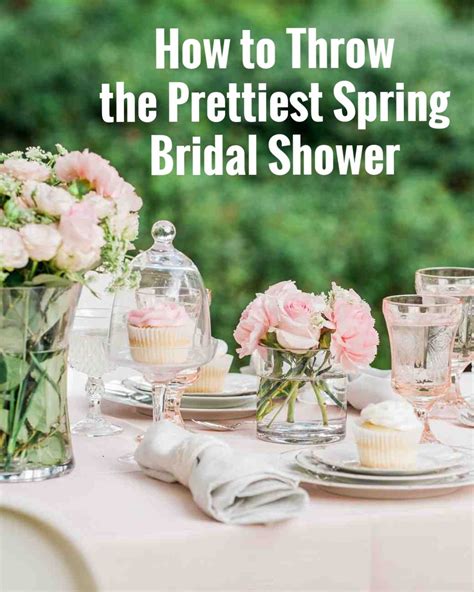 20 Ways To Throw The Prettiest Spring Bridal Shower Bridal Shower