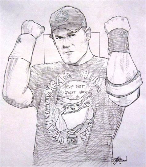 How To Draw A John Cena Middlecrowd3