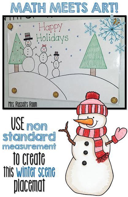 Free Idea For How To Create This Winter Themed Placemat And Also Have A