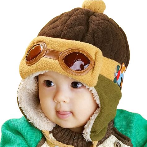 Baby Cap Winter Hat For Kids Boys Girls Children With Ear Flap Cute