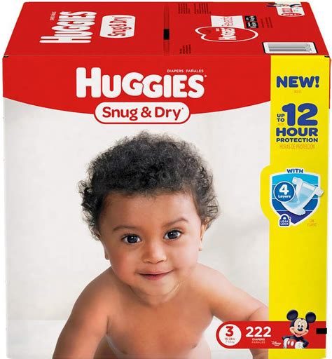 Huggies Snug And Dry Baby Diapers Size 5 152 Ct One Month Supply