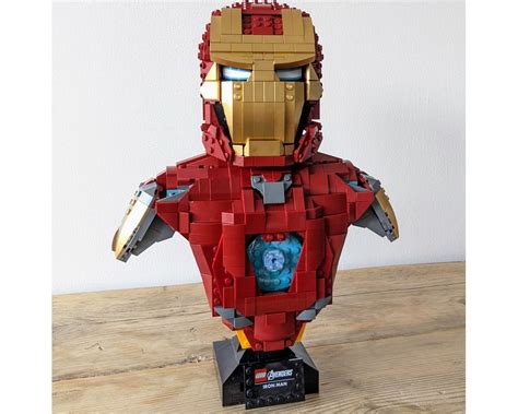 Lego Moc Lego Iron Man Bust Moc By Glenntanner55 Rebrickable Build