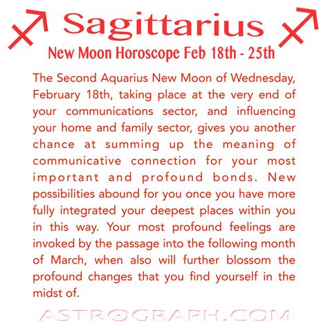 Sagittarius Astrology Newmoon Horoscope More At