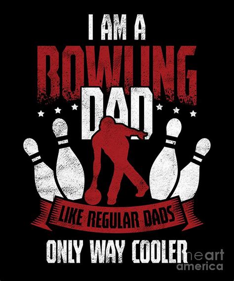 Bowling Bowler Ten Pins Skittles Throwing Sport Bowling Dad Fathers Day