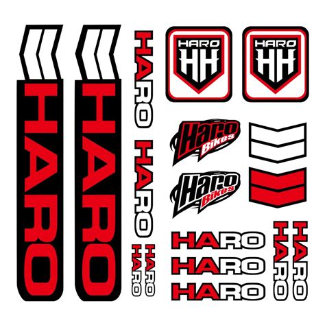 Haro Decal Sticker Set For Mtb Bmx Frame Vinyl Bike Bicycle Graphic