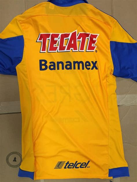 Tigres De La U A N L Home Football Shirt 2015 2016 Sponsored By Cemex