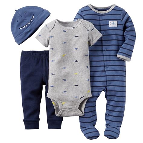 Baby Boy Carters 4 Pc Layette Set Kohls Baby Boy Outfits Boy