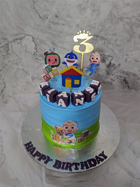 Cocomelon Cake Design For Boy Yummy Cake