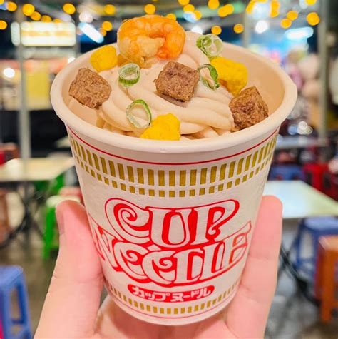 Nissins Cup Noodle Ice Cream Has Shrimp And Meat Will Confuse Your