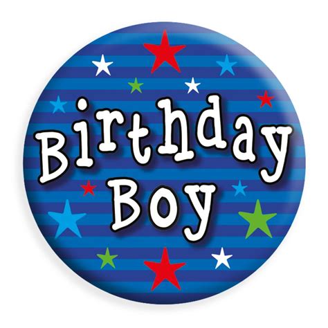 Cards Direct Birthday Boy Small Badge