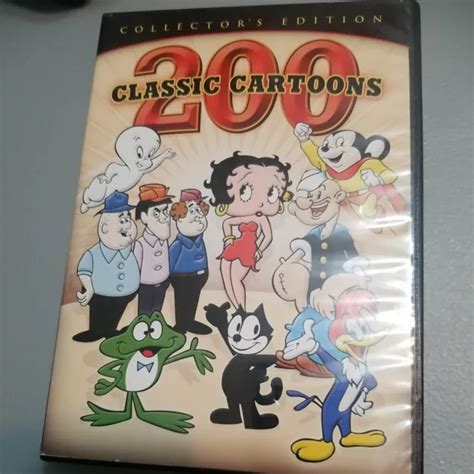 200 Classic Cartoons Collectors Edition 4 Dvds Felix The Cat Gumby