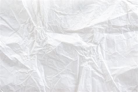White Crumpled Paper Texture Background Stock Image Image Of Ancient