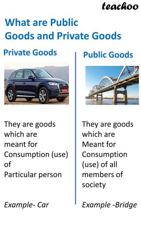 Eco What Is The Difference Between Public Goods And Private Goods