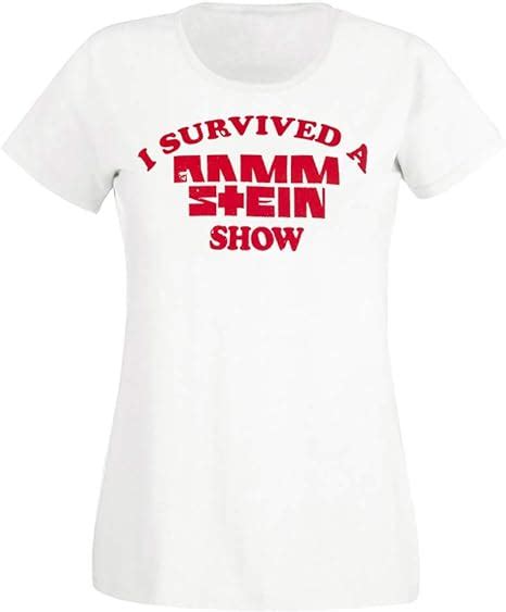 Rammstein Frauen Damen Girlie Shirt Survive Offizielles Band