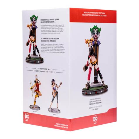 Dc Bombshells Harley Quinn Version 2 Deluxe Limited Edition Statue