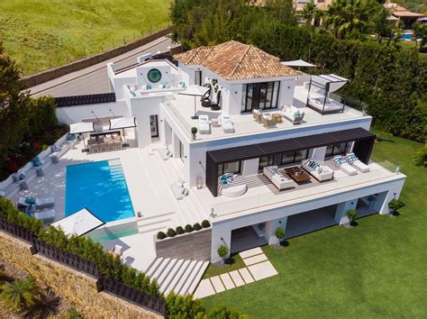 Newly Built Luxury Villa In Marbella For Rent Has Ocean Views And