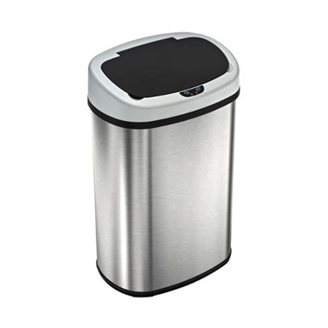 Itouchless 13 Gallon Touchless Sensor Trash Can With Absorbx Odor