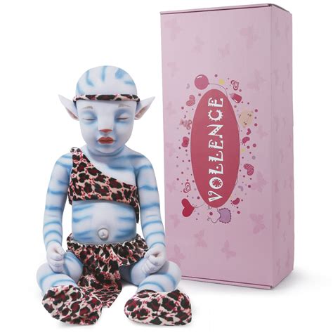 Vollence 20 Inch Avatar Sleeping Full Silicone Baby Doll