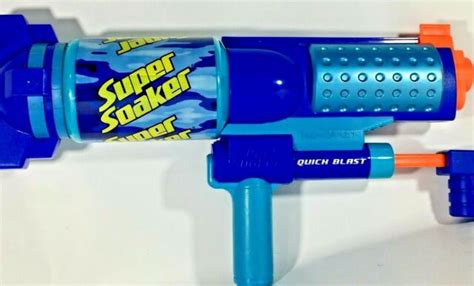 Super Soaker Quick Blast Water Gun Squirt Cannon Vintage 2007 Blue 63648 Hasbro Ebay