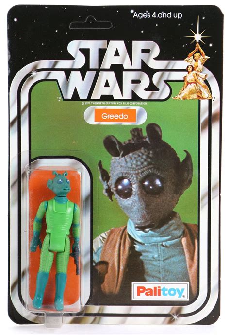Palitoy Star Wars Greedo Vintage Original Carded Figure 3 ¾ Inches