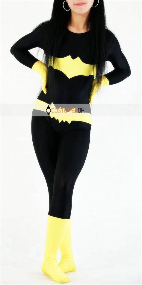 Lycra Batgirl Zentai Spandex Body Costume Costumesok Halloween