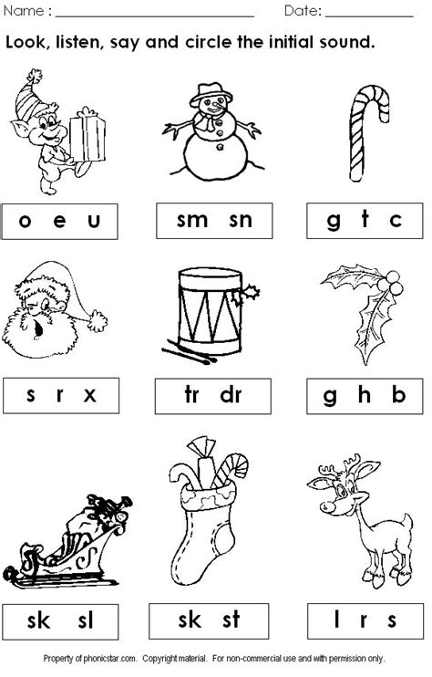Worksheets, lesson plans, activities, etc. 11 Best Images of C Is For Christmas Worksheet - Christmas ...