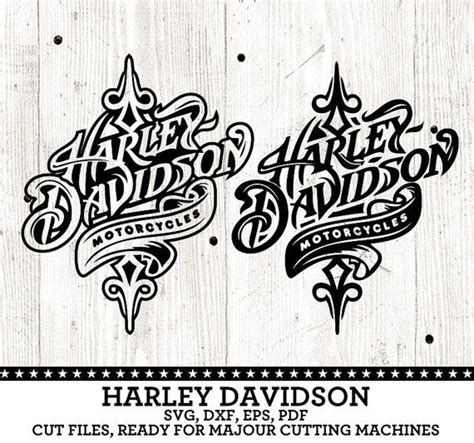 Harley Davidson Motorcycles Logos Individual By Svgheavenstore Svg