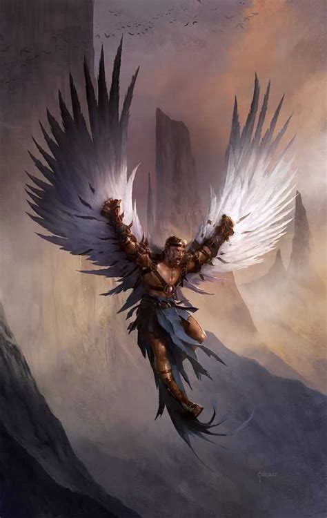 Icarus The Flying Warrior Age Of Mythology Ancient Mythology Greek