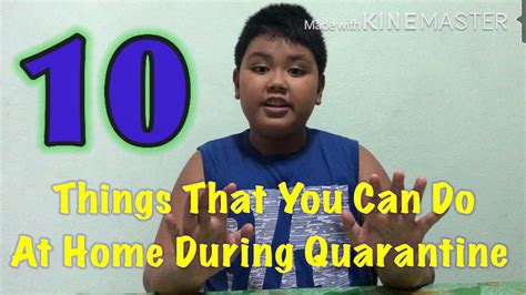 10 Things You Can Do During Quarantine Youtube
