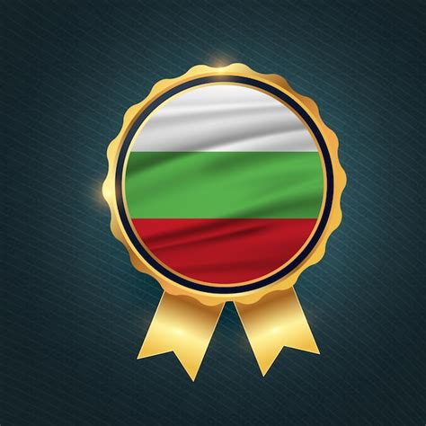 Premium Vector Free Vector Bulgaria Flag Badge